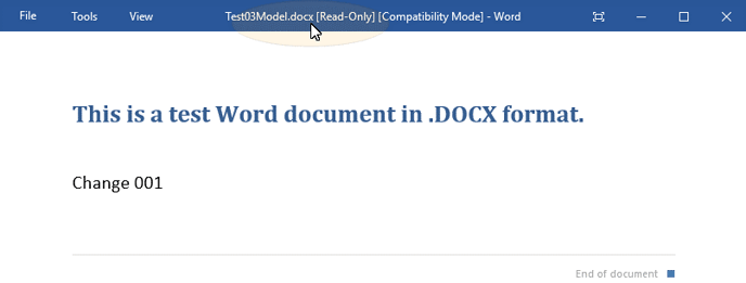 WordLockedFile